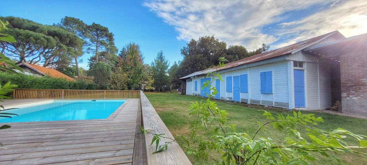 Charmante Maison Dans Les Landes X 10 Avec Piscine Et Salle D Escalade Lue Exterior photo