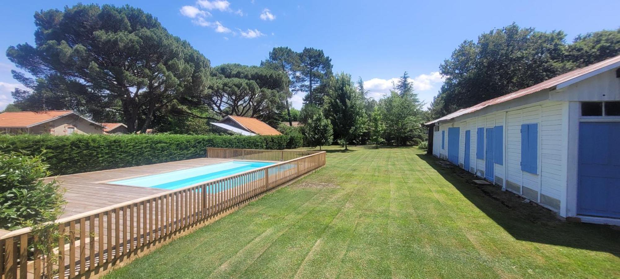 Charmante Maison Dans Les Landes X 10 Avec Piscine Et Salle D Escalade Lue Exterior photo