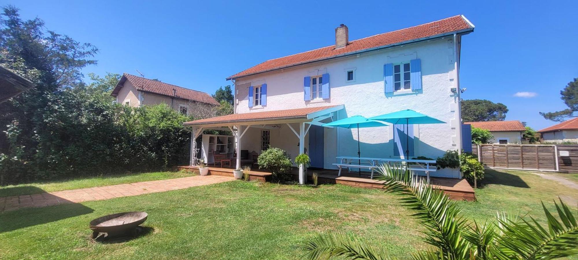 Charmante Maison Dans Les Landes X 10 Avec Piscine Et Salle D Escalade Lue Exterior photo